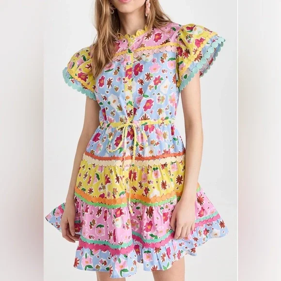 Celia B Aventurine Mini Dress - Picture 2 of 10